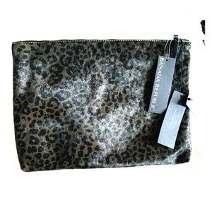 Banana Republic Leopard Clutch